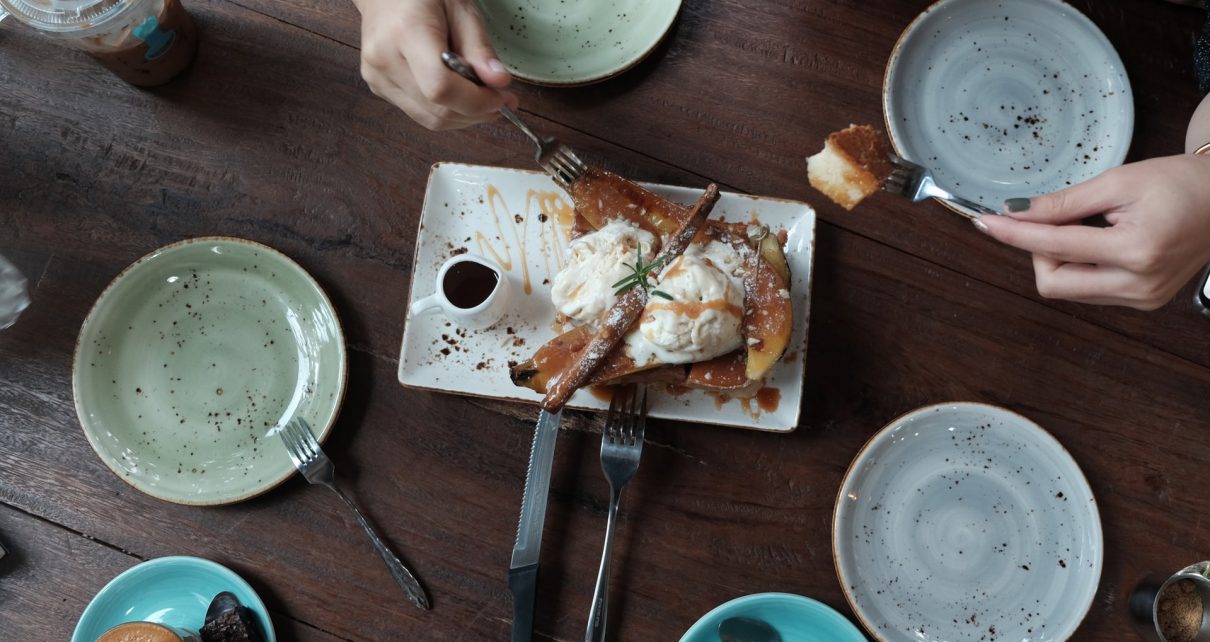 Kuchen teilen